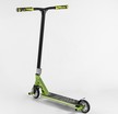 Самокат трюковий Best Scooter «SPIDER» 53442 чорно-зелений, HIC-система, пеги, AL диск та дека, колеса PU Ø110mm, ширина керма - 60 см фото westvelo.com