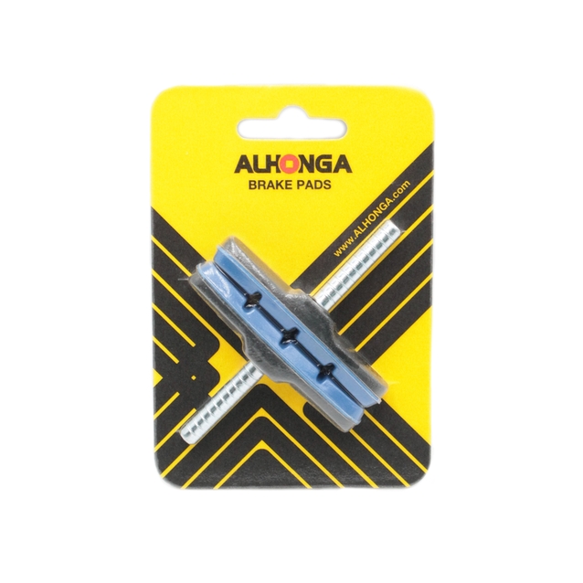 Колодки гальмівні кантиліверні штир ALHONGA червоні фото westvelo.com