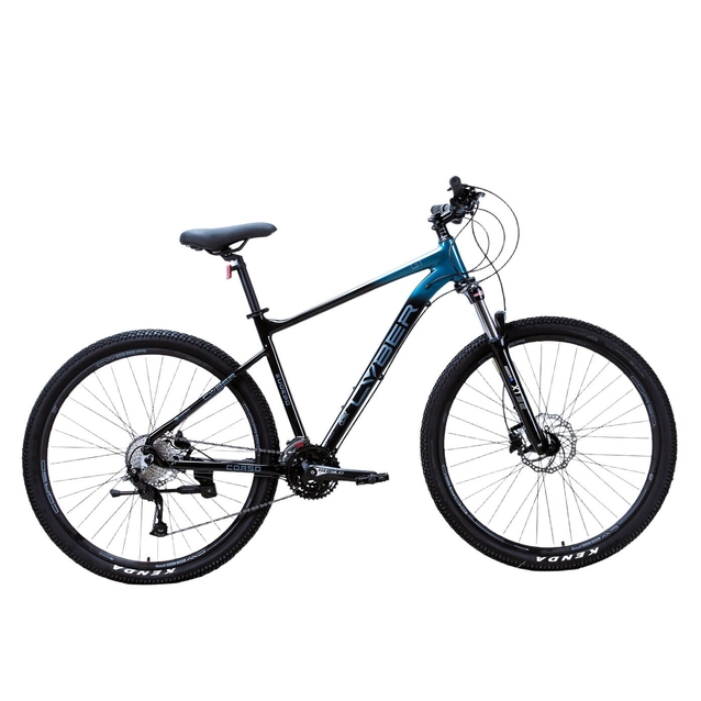 Велосипед 29 AL Corso «CYBER» CB-58412 алюміній 19", (к-т SHIMANO Alivio) вилка Santour гідравлічна, чорно-блакитний фото westvelo.com