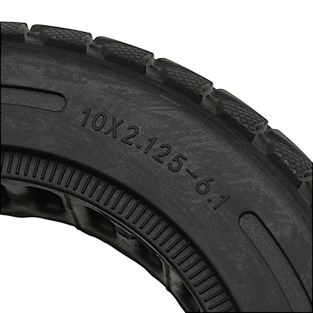 Покришка 10-2.125-6.1 CITYNEYE (Ø157 - 36,5мм) лита (Перфорована) безкамерка для електросамоката (195) фото westvelo.com