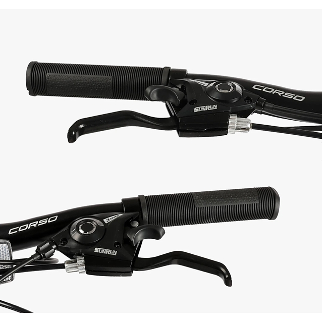 Велосипед 24 ST Corso «GENESIS» G-24682 сталь 11", (к-т SunRun) чорно-жовтий фото westvelo.com