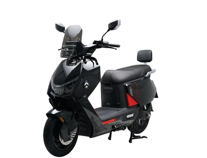 Електроскутер Garow «L2026» W-4052, двигун 2999W, акумулятор 72V 48Ah літій-залізо-фосфатний, чорний, колеса 12"