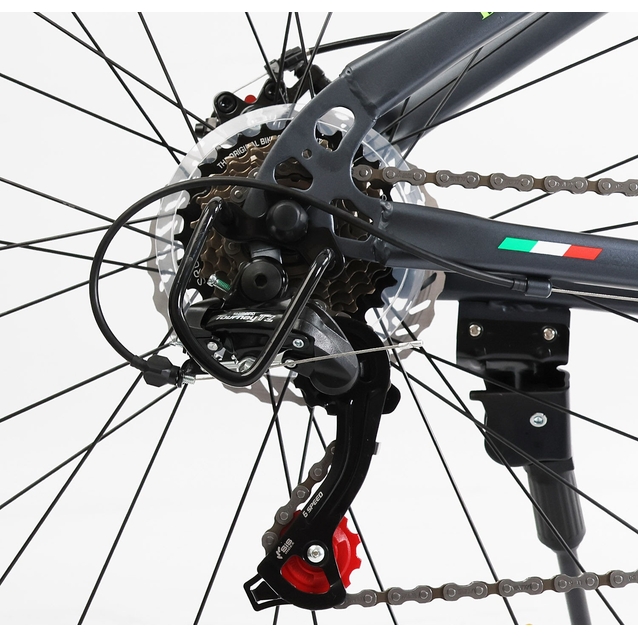 Велосипед 29 ST Corso «ALPHA» LF-29815 сталь 19", (к-т SHIMANO) чорний фото westvelo.com
