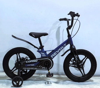 Дитячий велосипед 16 MG Corso «REVOLT» RV-16814, магнієва рама, синій матовий