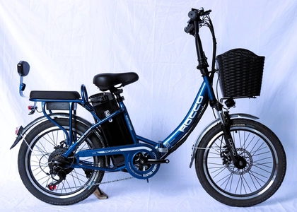 Електровелосипед 20 ST Corso «ROCCO» RC-20359 сталь складний, двигун 500W, акумулятор 48V20Ah літієвий, синій