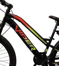 Велосипед 24 ST Viper «BLACKWOOD» сталь 12.5", чорно-жовто-помаранчевий