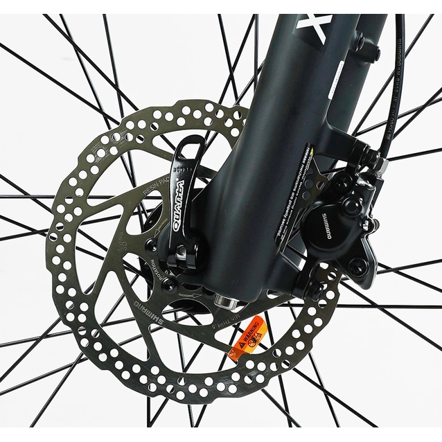 Велосипед 29 AL Corso «APEX» PX-29157 алюміній 21", (к-т SHIMANO Deore) чорно-блакитний фото westvelo.com