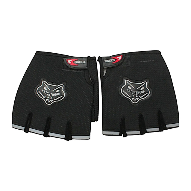 Мото рукавиці (L) "KNI0HTHOOD" чорні фото westvelo.com