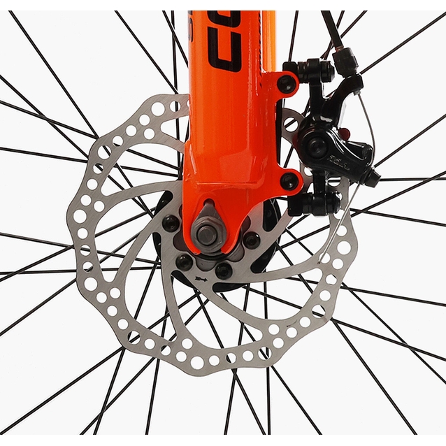 Велосипед 24 AL Corso «SKYLINE» SL-50703 алюміній 11", (к-т SHIMANO) чорно-помаранчевий фото westvelo.com