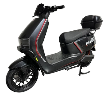 Електроскутер Corso «GRANDE» GR-231055, двигун 2000W, акумулятор  72V 35Ah графеновий, графітовий, колеса 12" + 1 ящик. акум
