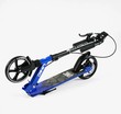 Самокат дитячий 2-х колісний, PU Skyper «UNIC» UN-69470 синій, колеса Ø200mm, ручне дискове гальмо, 1 амортизатор передній фото westvelo.com