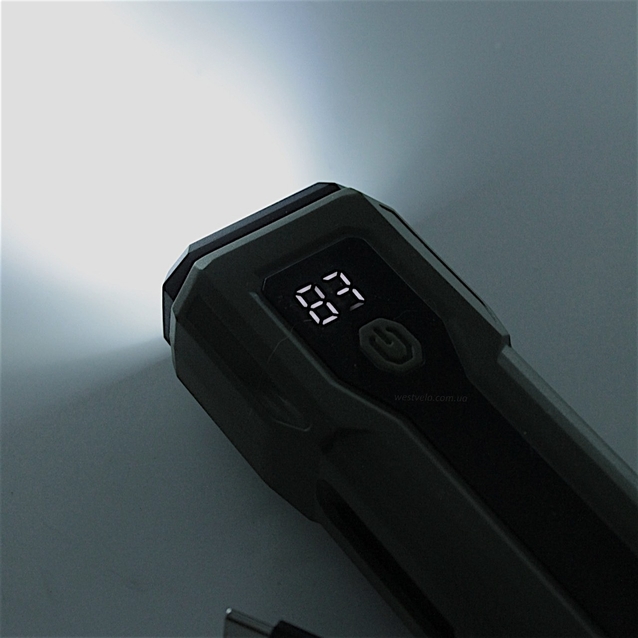 Фара Power bank (Type-C) (5000mAH) Z828-2x3W+COB, габаритне світло, (Темно-зелений хакі) фото westvelo.com