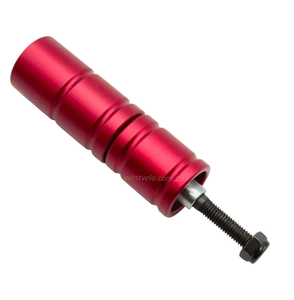 Пеги трюкового самоката AL. анодовані, червоні, L-5.5 см (4137)