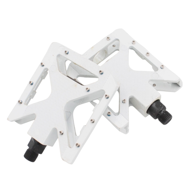 Педалі алюміній ВМХ, FPD, білі з змінними шипами (Тайвань) фото westvelo.com