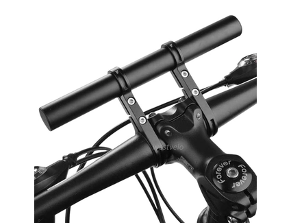 Розширювач керма подвійний, чорний L-200мм.