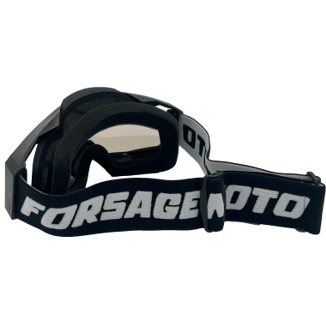 Мото окуляри Кросс-ендуро "MO-2" чорно-сірі із дзеркальною лінзою фото westvelo.com