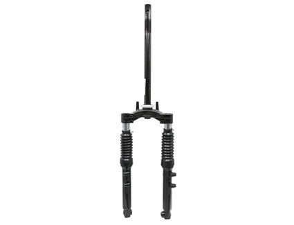 Вилка 10 аморт. різьб. Ø25.4mm. 24.8mm. під дискові гальма з отвором для фіксації керма, для електромопеда, L-350mm. р.з L-50mm. FLASHX