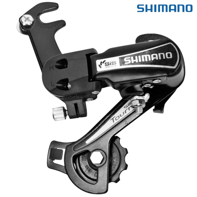 Перекидка задня Shimano SIS TY-21B на гак нікель original фото westvelo.com