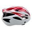 Вело шолом "TK Sport" 074 (56 см) з мигалкою, біло-червоний фото westvelo.com
