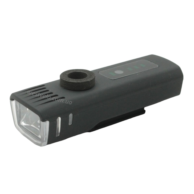 Фара (Type-C) AL корпус, EOS 220 LED (18650-1500mAh)(400lm), з індикатором заряду, датчиком світла фото westvelo.com