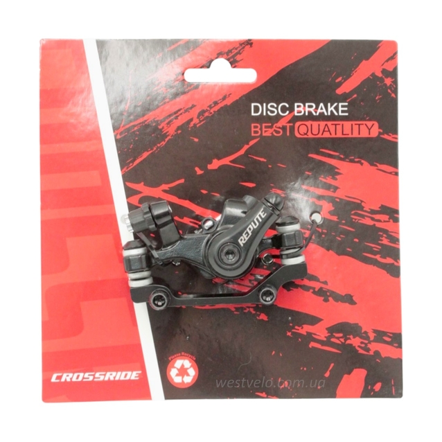 Супорт гальмівний дисковий (передній) REPUTE DSC310 (CROSSRIDE) F160/R140 фото westvelo.com