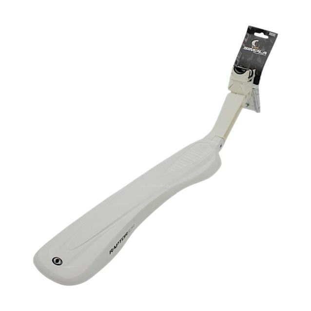 Крило пластик заднє  24-28 SIMPLA Raptor 2 SDR SPEEDstrap (PL) (кріпл. труба сідла) білий фото westvelo.com