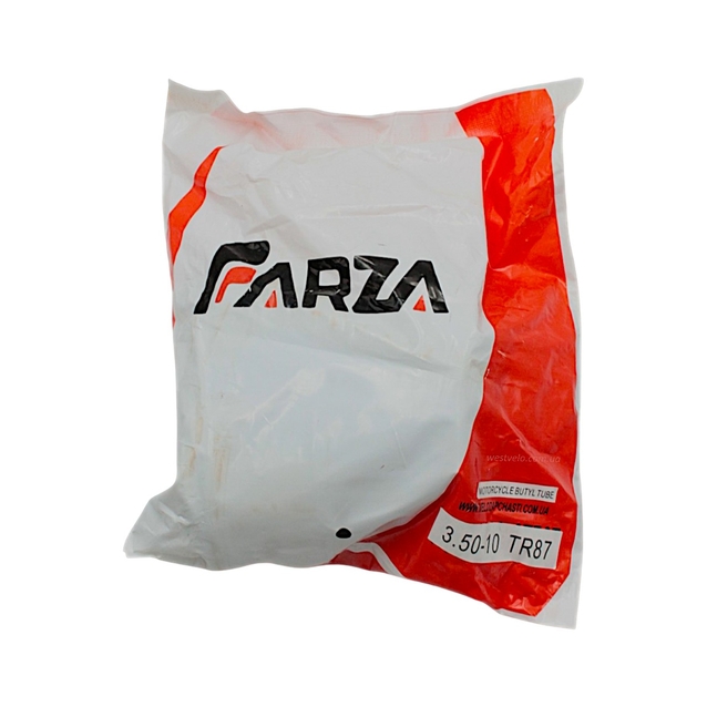 Камера "10" 3.50-10 FORZA (TR-87) кривий ніпель фото westvelo.com