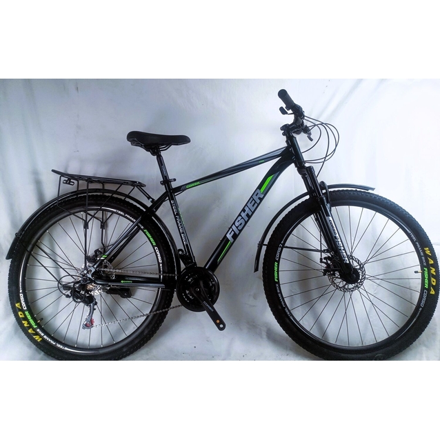 Велосипед 29 ST Corso «FISHER» FS-31182 сталь 19", (к-т SHIMANO) чорно-салатовий фото westvelo.com
