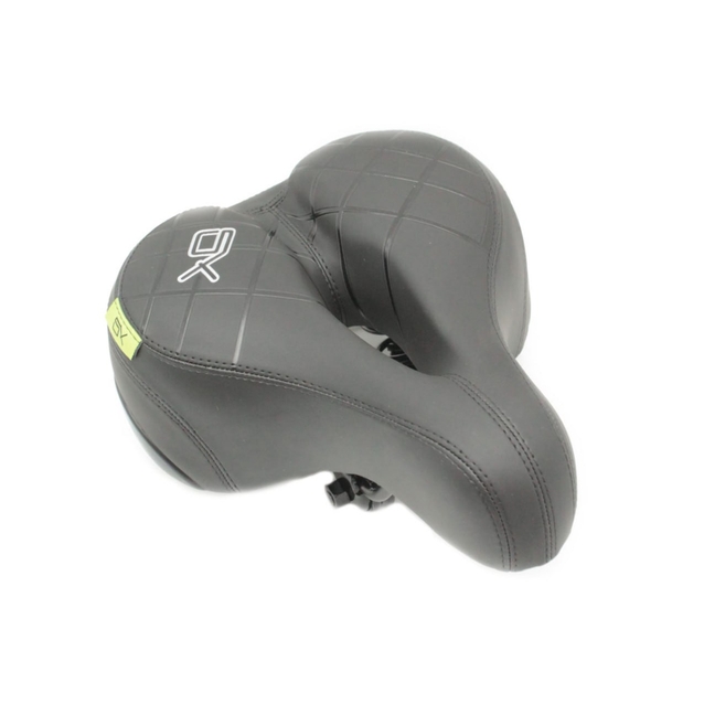 Сідло на пружинах з отвором "Клітинка" широке з катафотом фото westvelo.com