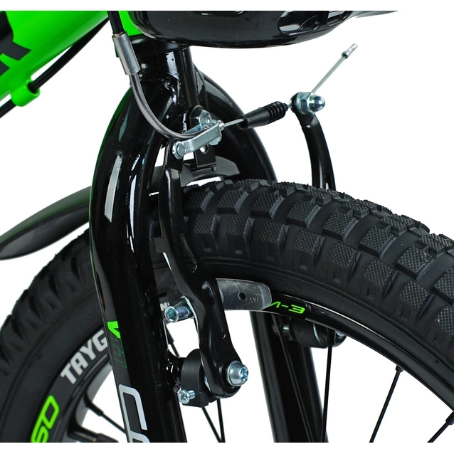 Дитячий велосипед 18 AL Corso «TAYGER» TG-14763 алюмінієва рама салатовий фото westvelo.com