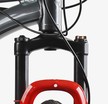 Велосипед 26 AL Corso «NEXT» NX-26159 алюміній 15", (к-т SHIMANO) графітово-червоний фото westvelo.com