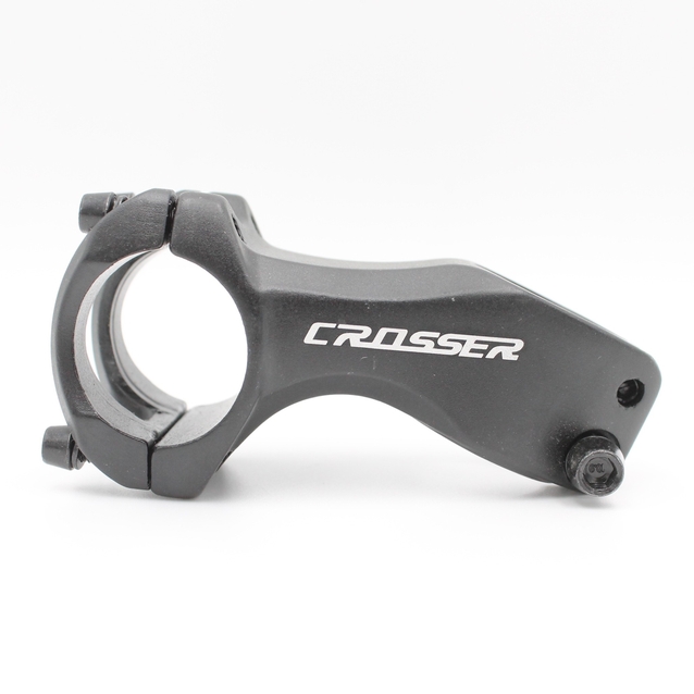 Винос руля на безрізьбову вилку AL. Ø28.6-Ø31.8мм, L-70мм, CROSSER (AS-261) "Solo",  чорний фото westvelo.com