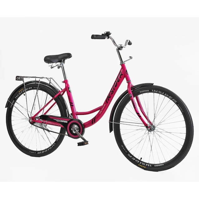 Міський велосипед 26 ST Corso «INSIDER» SD-26476 сталь 16,5", рожевий фото westvelo.com