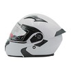 Мото шолом, трансформер (S 55-56) "517" білий глянцевий, вмонтовані окуляри фото westvelo.com