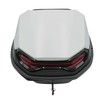 Кофр (багажник) для мотоцикла задній ROBIK 48 (400х400х280) 45L білий з катафотом фото westvelo.com