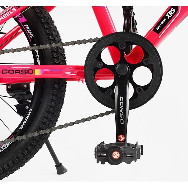 Велосипед 20 ST Corso «SPIRIT» ST-20701 сталь 12", (к-т SHIMANO) рожевий фото westvelo.com