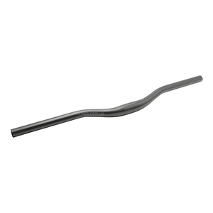 Руль мтв алюміній прямий 640мм. Ø22.2 х Ø31.8 (HB002) чорний матовий.