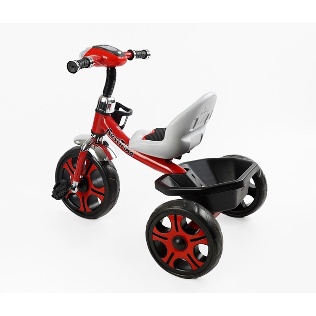 Дитячий велосипед 3-х колісний EVA (піна) Best Trike колеса 12-10, BS-21505 червоний, сталева рама, фара з музикою та світлом, кошик фото westvelo.com