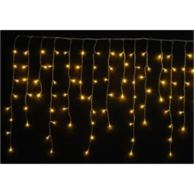 Гірлянда-штора 6.2 м, жовте світло, від USB, 8 режимів (C 61484-15 Y) фото westvelo.com