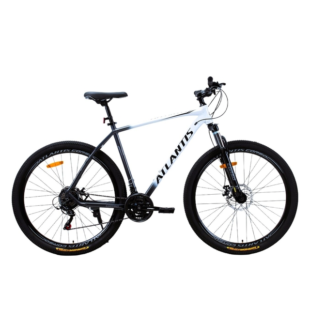 Велосипед 29 AL Corso «ATLANTIS» LS-02941 алюміній 22", (к-т SHIMANO) чорно-білий фото westvelo.com
