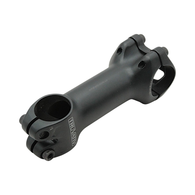 Винос руля на безрізьбову вилку AL. Ø28.6-Ø31.8мм, L-100мм, TRUVATIV (AKA), чорний матовий фото westvelo.com