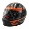 Мото шолом, закритий (L 59-60) BLD "PREMIER" чорно-помаранчевий, глянець (825) фото westvelo.com