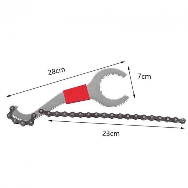 Ключ-знімач задньої касети, з ланцюгом зубчастий (PIHU 2919) фото westvelo.com