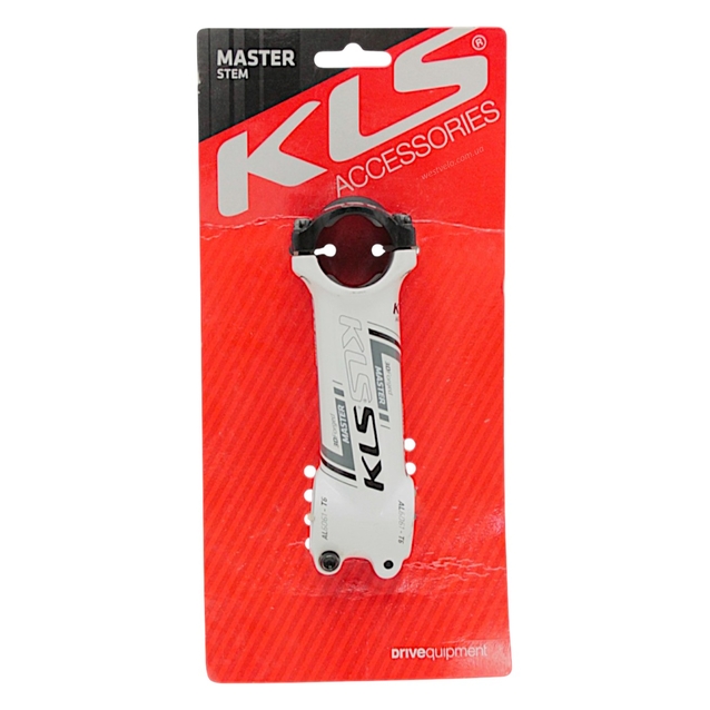 Винос руля на безрізьбову вилку AL. Ø28.6-Ø31.8мм, L-110мм, KLS Master, білий фото westvelo.com