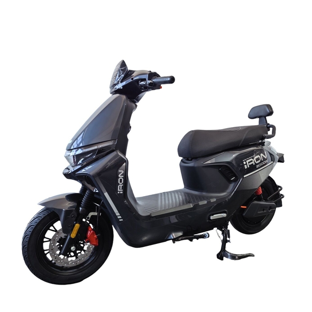 Електроскутер Corso «IRON» RN-288170, двигун 2000W, акумулятор 72V 30Ah літій-залізо-фосфатний, графітовий, колеса 12" фото westvelo.com