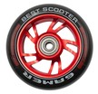 Колесо трюкового самоката "Best Scooter" AL 100 червоний, (PU) поліуретан