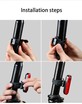 Мигалка на usb зарядку зад №056 VOLCANO червона з акумулятором (362) фото westvelo.com