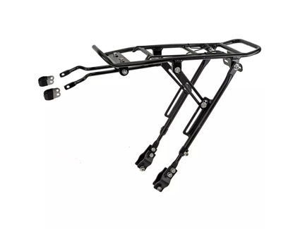 Багажник універсальний розсувний під дискові гальма алюмінієвий чорний