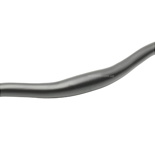 Руль мтв алюміній прямий 640мм. Ø22.2 х Ø31.8 (HB002) чорний матовий. фото westvelo.com