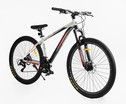 Велосипед 29 AL Corso «KORD» KR-45693 алюміній 17", (к-т SHIMANO) чорно-біло-червоний